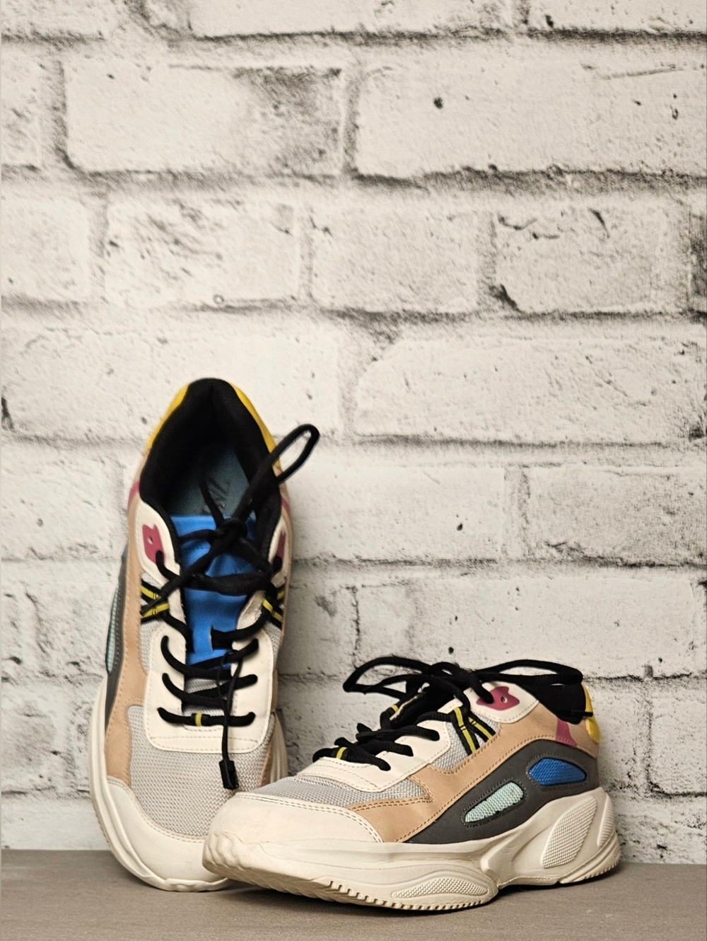 Zara Chunky Dad Sneakers Multicolor Mesh Runner Mens Size EU 43 / US 10